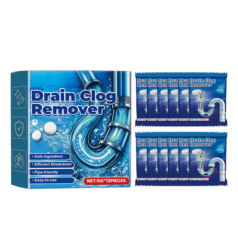 🔥 Last Day 60% OFF ⚡ Effervescent Drain Clog Remover Tablets - No More Slow, Smelly Drains
