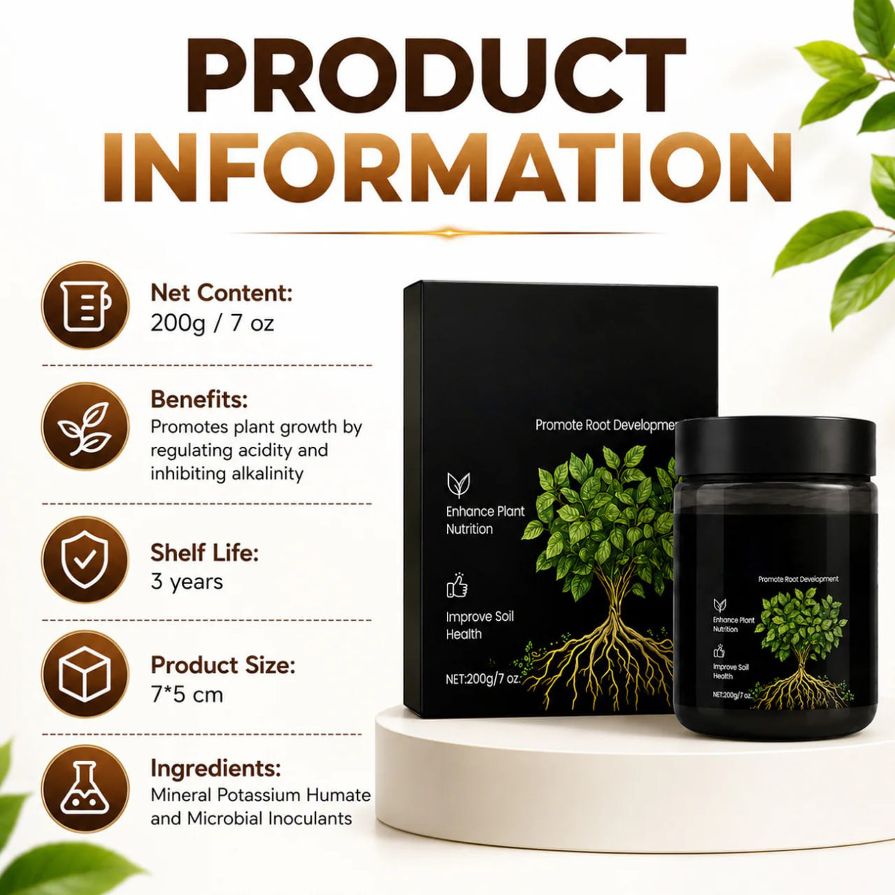 🏆 SAVE 60% OFF🌳Plant Organic Soil Activator - Improve Soil Health & Maximize Plant Growth Naturally