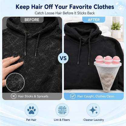 ⏰60% OFF TODAY🔥 Floating Lint Mesh Bag For Laundry - Clothes Cleaner Tool & Drain Catcher for Washer