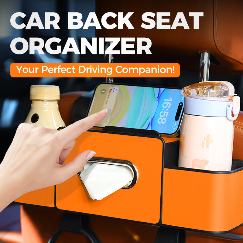 Multifunctional & Waterproof Car Back Seat Organizer
