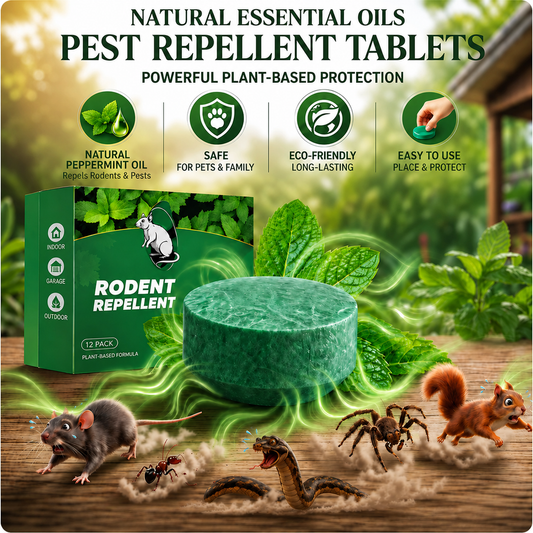 ⏰ Last Day Sale 60%🌿Natural Peppermint Rodent Repellent Balls 🚫 Keep Rats, Mice & Pests Away Safely