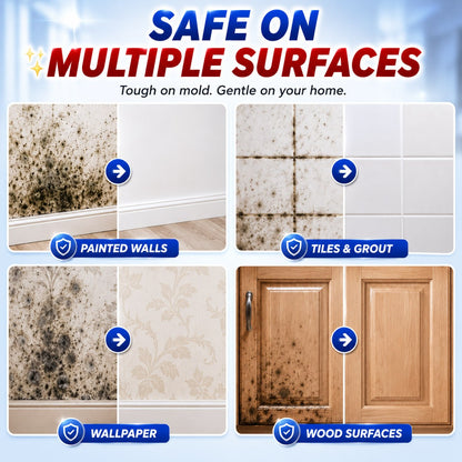 🔥 SAVE 60% OFF ✨ Wall Mold Remover Spray - Say Goodbye To Mold Effortlessly In Seconds 🔥