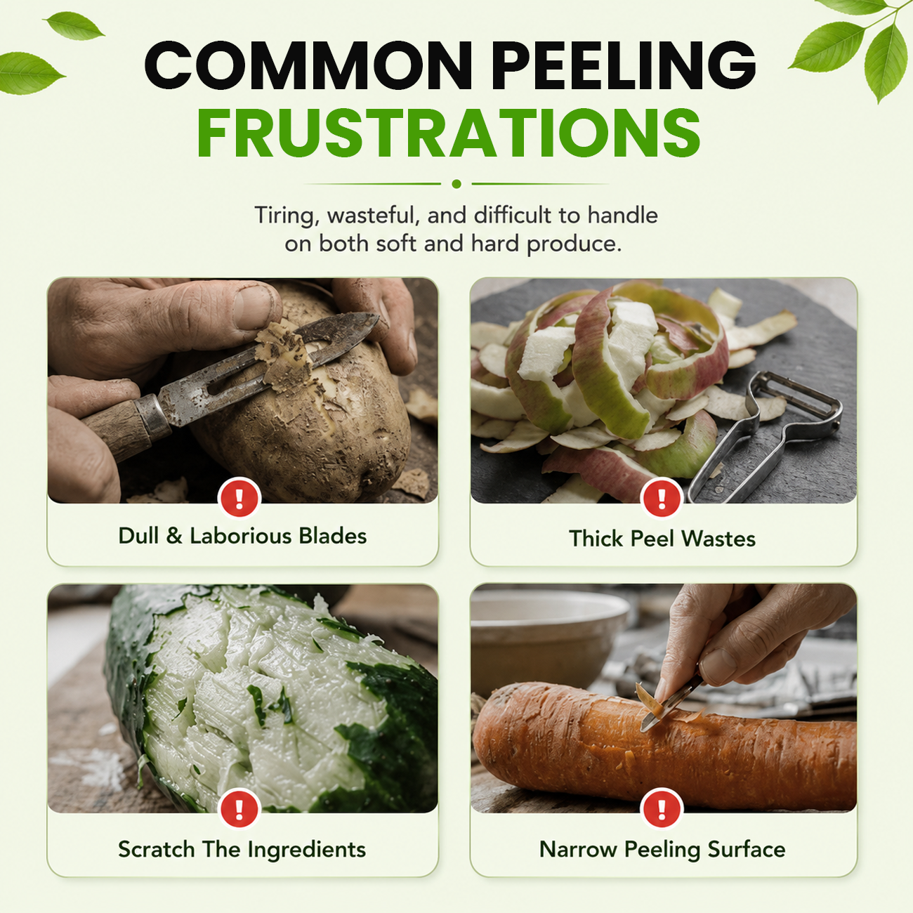 🎉 LAST DAY 60% OFF 🥕 Multi-functional Kitchen Peeler - Peels Tough Skins in Seconds