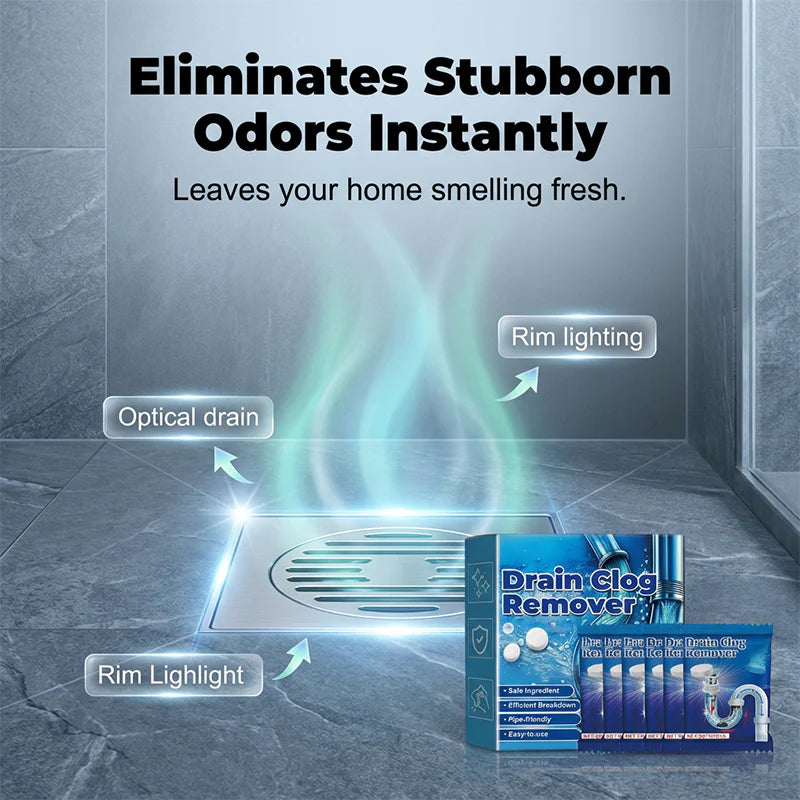 🔥 Last Day 60% OFF ⚡ Effervescent Drain Clog Remover Tablets - No More Slow, Smelly Drains