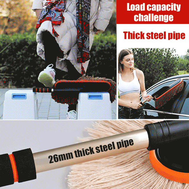 Car Duster With Extendable Telescoping Handle