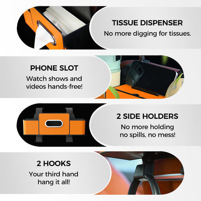 Multifunctional & Waterproof Car Back Seat Organizer
