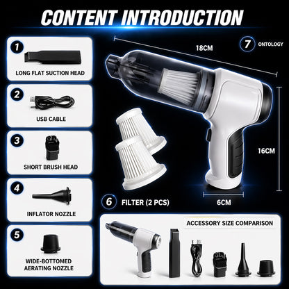 Wireless Handheld Vacuum Cleaner - Clean Any Mess in Seconds ⚡