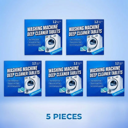 🔥60% OFF⚡Washing Machine Deep Cleaner Tablets ✨ Eliminates 99% Germs, Removes Odors & Prevents Mold