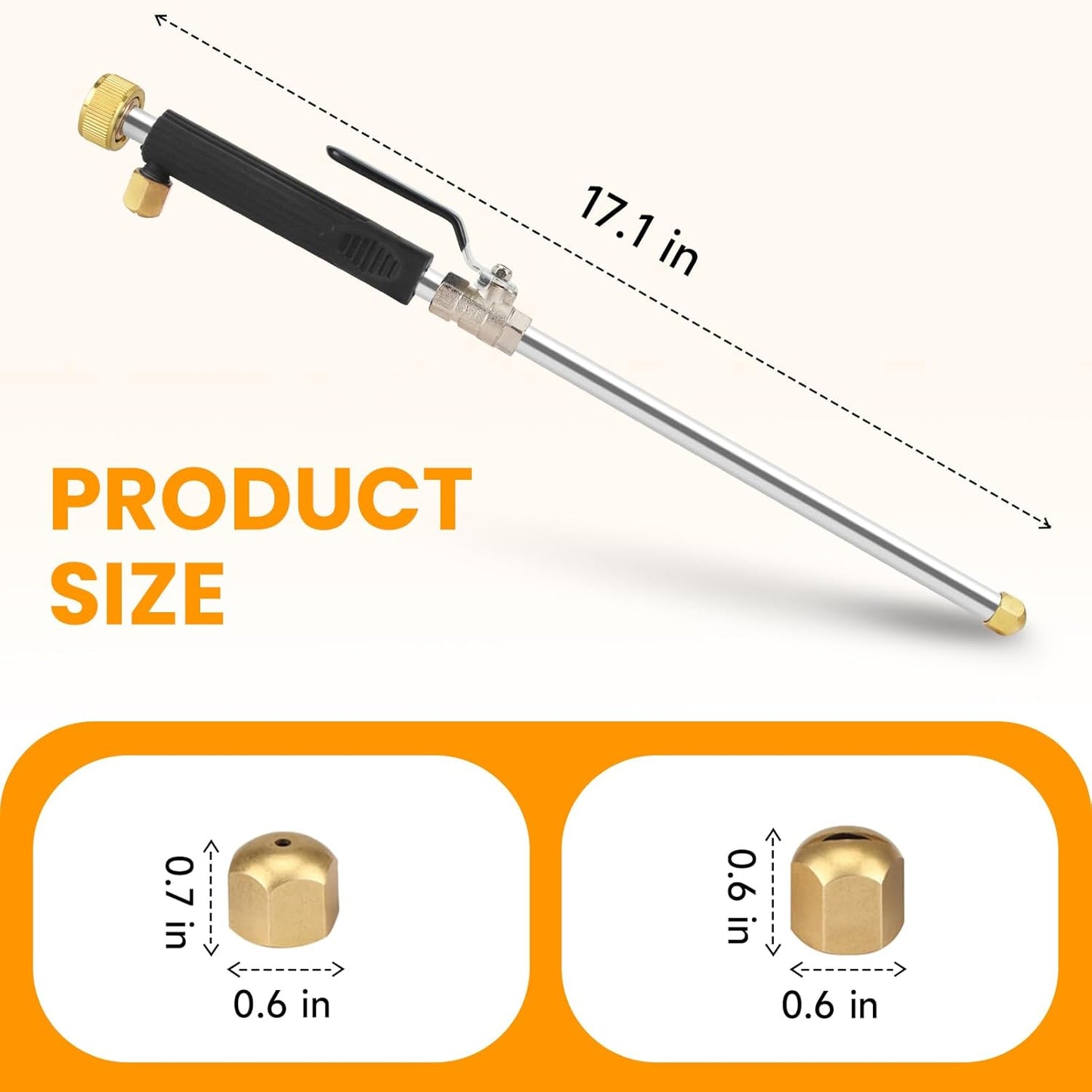 High Pressure Power Washer Wand