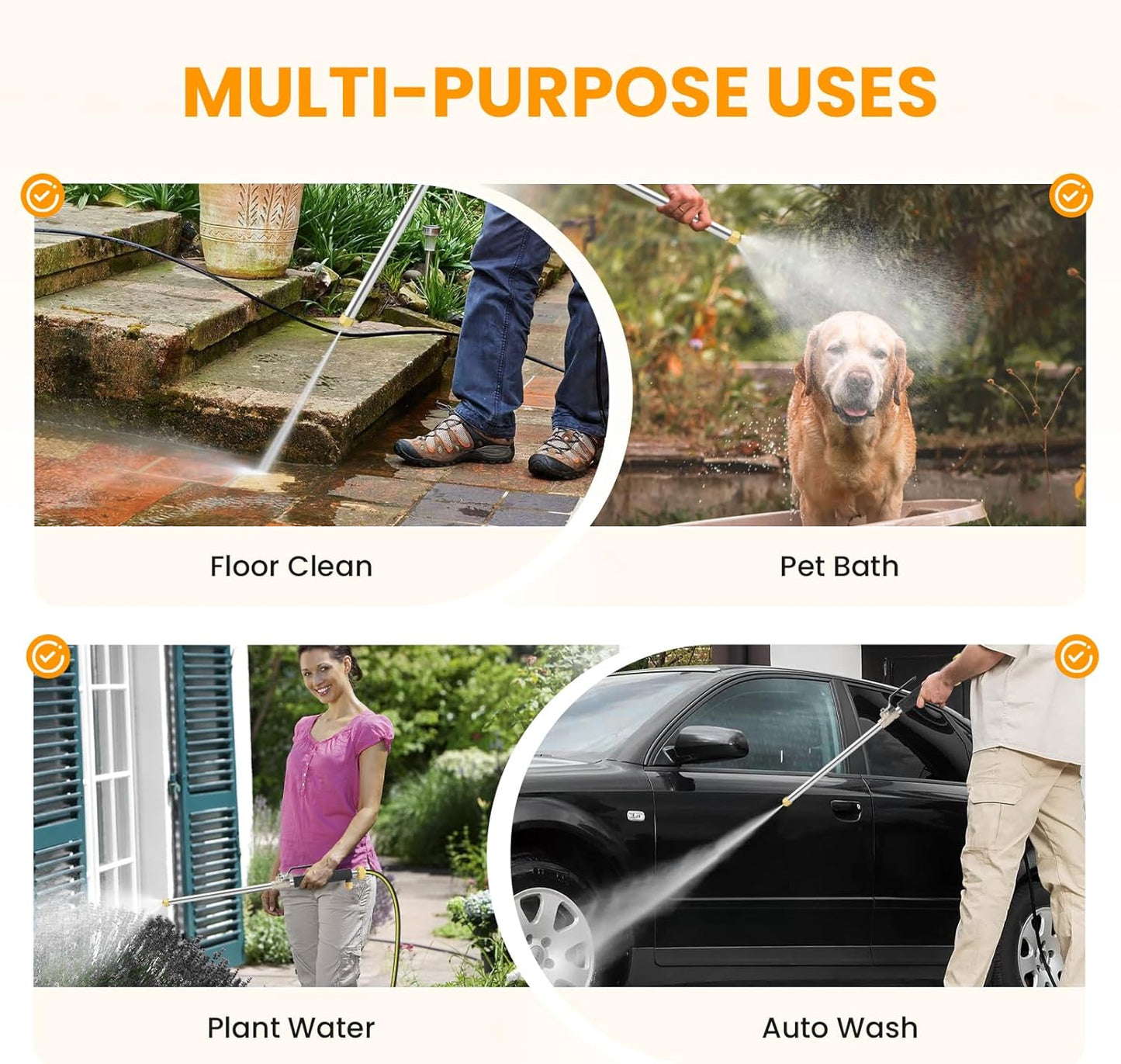 High Pressure Power Washer Wand