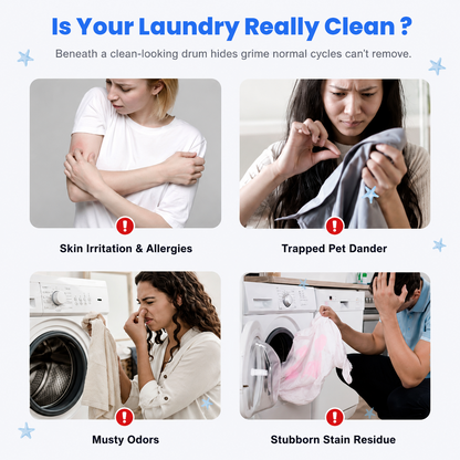 ⏰ Last Day 60% Off 🔥 Washing Machine Cleaner Tablets 🧼 Deep Clean, Remove Odor & Keep Your Washer Fresh 🏠