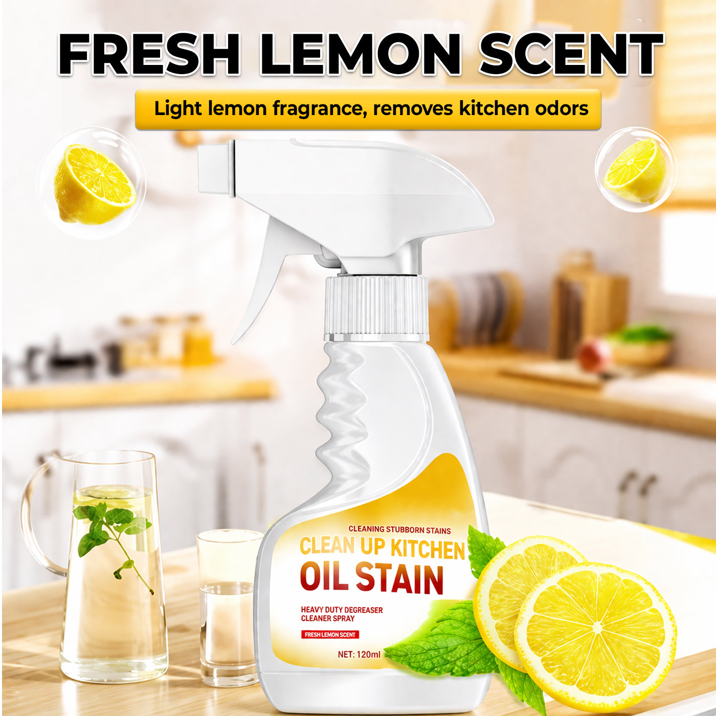 Powerful Degreaser Cleaning Spray for Kitchen
