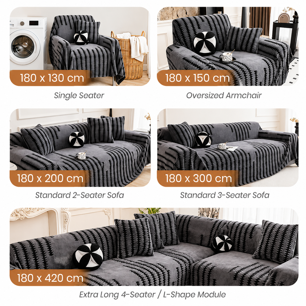 ✨ Hot Sale 60% OFF ❤️ Soft Plush Non-Slip Sofa Cover - Give Your Sofa a Luxury Makeover