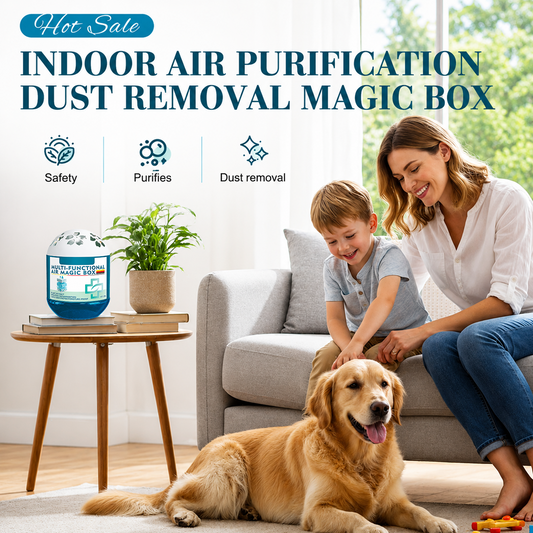 🔥 LAST DAY 60% OFF ⏰ Indoor Air Purification Dust Removal Magic Box 🏠 Keep Your Space Dust-Free 🌿