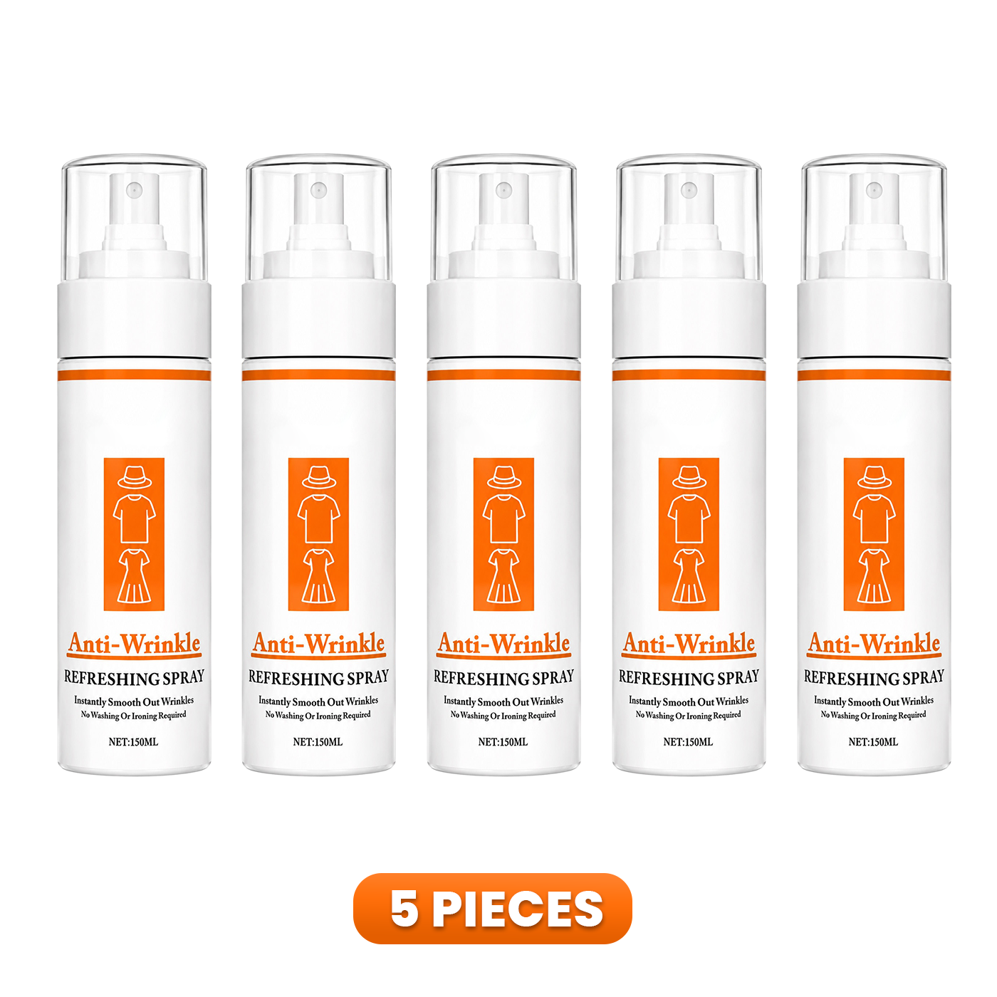 Multi‑Functional Wrinkle Release Spray