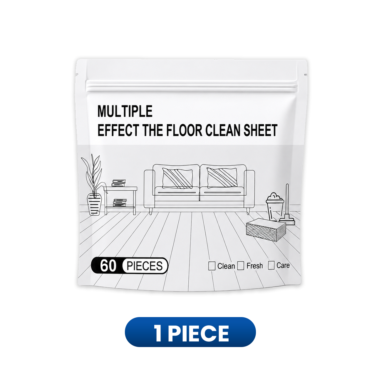 Water-Soluble Floor Cleaning Sheets