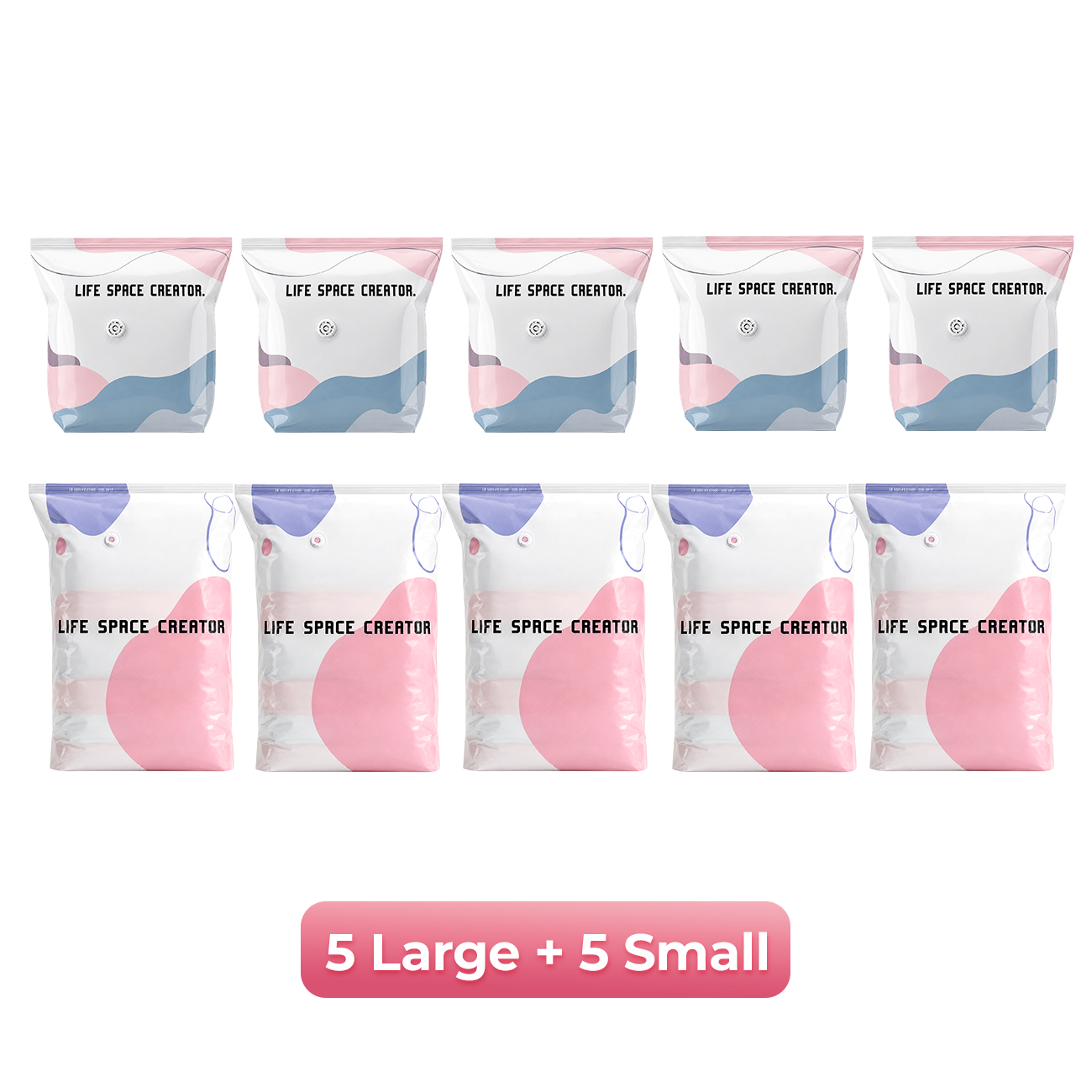 No‑Pump Vacuum Storage Bags