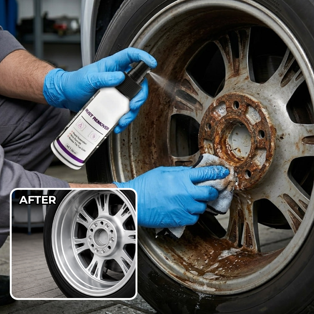 Ultimate Rust Remover for Paint & Rims – Restore Shine in Seconds