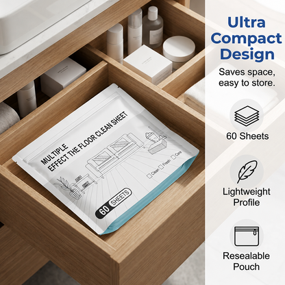 🔥 LAST DAY 60% OFF 🔥 Water-Soluble Floor Cleaning Sheets - Just drop in water, no measuring. Cleans & shines all floors. Safe & streak‑free