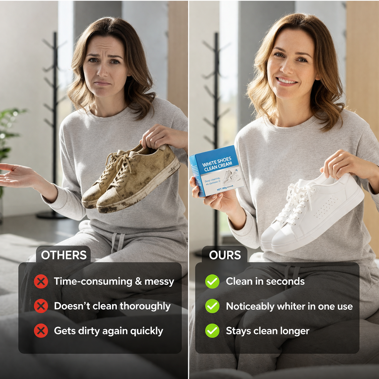 ✨👟 Instant Shine Shoe & Leather Cleaner – No Wash Needed | 60% OFF 🔥
