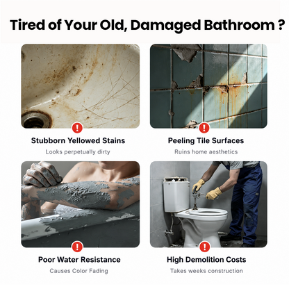 Old damaged bathroom problems