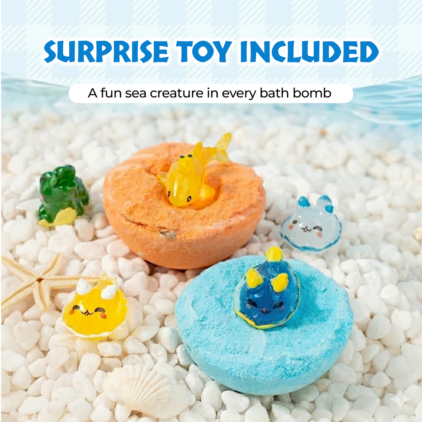 🔥Save 60% Off Today Only🎁 6-Piece Kids Surprise Bath Bomb Set – Toy Inside Every Bath 🌈🛁
