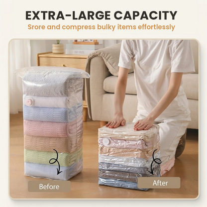 🔥 Last Day 60% Off 🧳No‑Pump Vacuum Storage Bags 🗄️ Free Up 80% More Space in Seconds