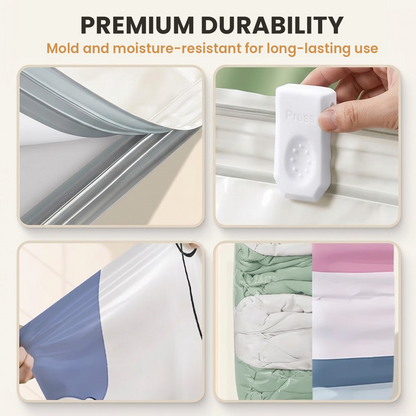 🔥 Last Day 60% Off 🧳No‑Pump Vacuum Storage Bags 🗄️ Free Up 80% More Space in Seconds