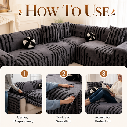 ✨ Hot Sale 60% OFF ❤️ Soft Plush Non-Slip Sofa Cover - Give Your Sofa a Luxury Makeover