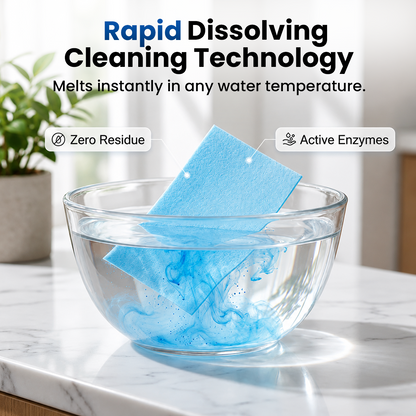 🔥 LAST DAY 60% OFF 🔥 Water-Soluble Floor Cleaning Sheets - Just drop in water, no measuring. Cleans & shines all floors. Safe & streak‑free