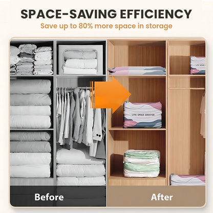 🔥 Last Day 60% Off 🧳No‑Pump Vacuum Storage Bags 🗄️ Free Up 80% More Space in Seconds