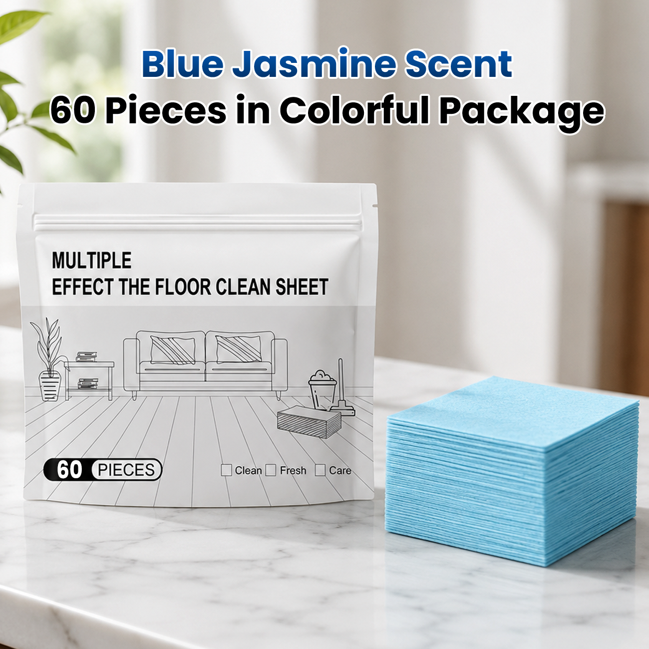 🔥 LAST DAY 60% OFF 🔥 Water-Soluble Floor Cleaning Sheets - Just drop in water, no measuring. Cleans & shines all floors. Safe & streak‑free