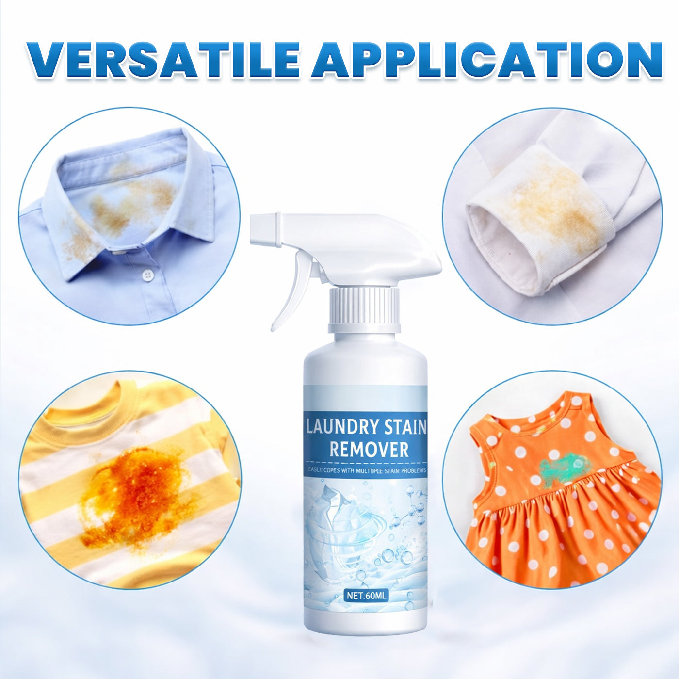 🏆 LIMITED SALE 60% OFF! 🔥 Powerful Stain Remover Spray – Instantly Removes Tough Stains in Seconds
