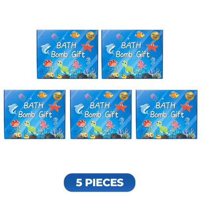 🛁✨ 6-Piece Kids Surprise Bath Bomb Set