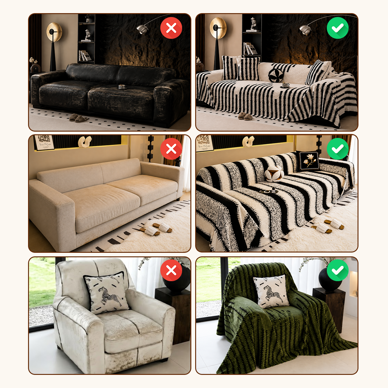 ✨ Hot Sale 60% OFF ❤️ Soft Plush Non-Slip Sofa Cover - Give Your Sofa a Luxury Makeover