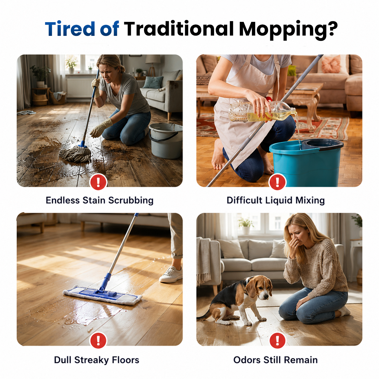 🔥 LAST DAY 60% OFF 🔥 Water-Soluble Floor Cleaning Sheets - Just drop in water, no measuring. Cleans & shines all floors. Safe & streak‑free