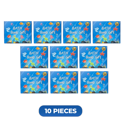🛁✨ 6-Piece Kids Surprise Bath Bomb Set