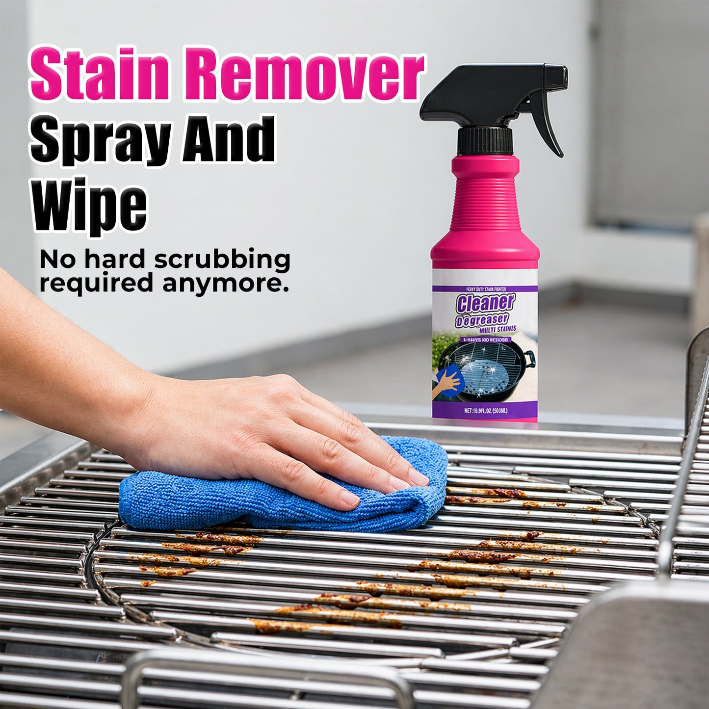 Fast-Acting Heavy-Duty Grill Degreaser Spray