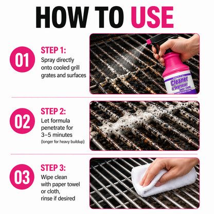 Fast-Acting Heavy-Duty Grill Degreaser Spray