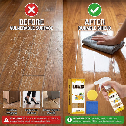 🔥HOT SALE 60% OFF ⏰ Beeswax Wood Polish Spray✨ Natural Shine & Protection for Furniture, Floors, Cabinets – Non-Greasy, Anti-Dust Finish