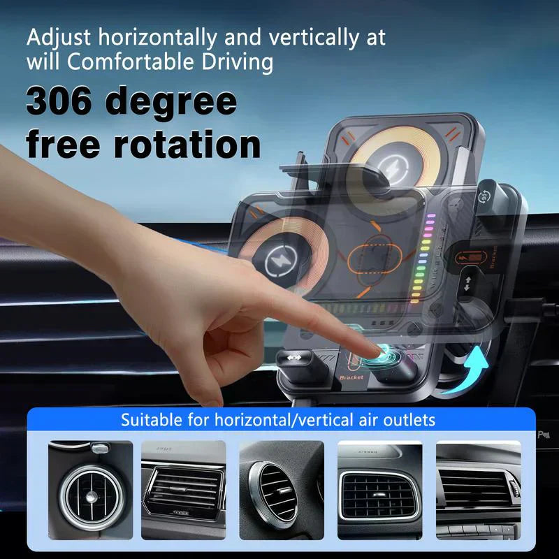 New Wireless Fast Charging Car Mount