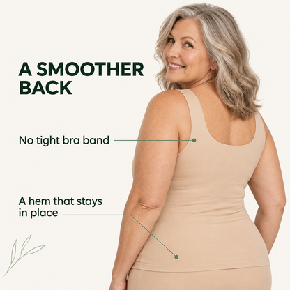 Built-In Bra Comfort Shaper Tank – Smooth, Supportive, No Wires