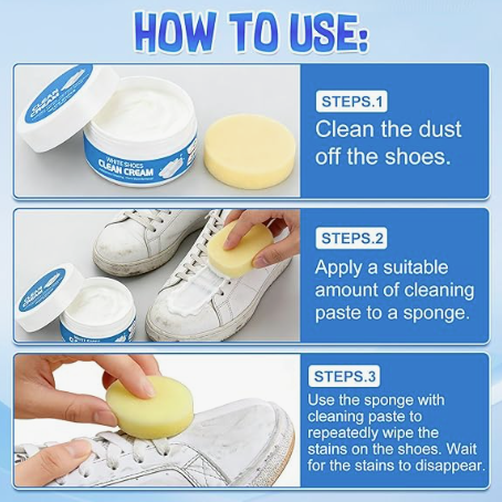 ✨👟 Instant Shine Shoe & Leather Cleaner – No Wash Needed | 60% OFF 🔥