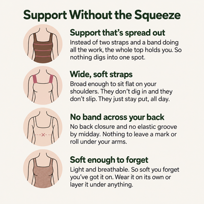 Built-In Bra Comfort Shaper Tank – Smooth, Supportive, No Wires