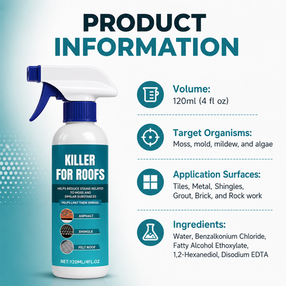 Multi-Surface Roof Moss & Algae Cleaner Spray