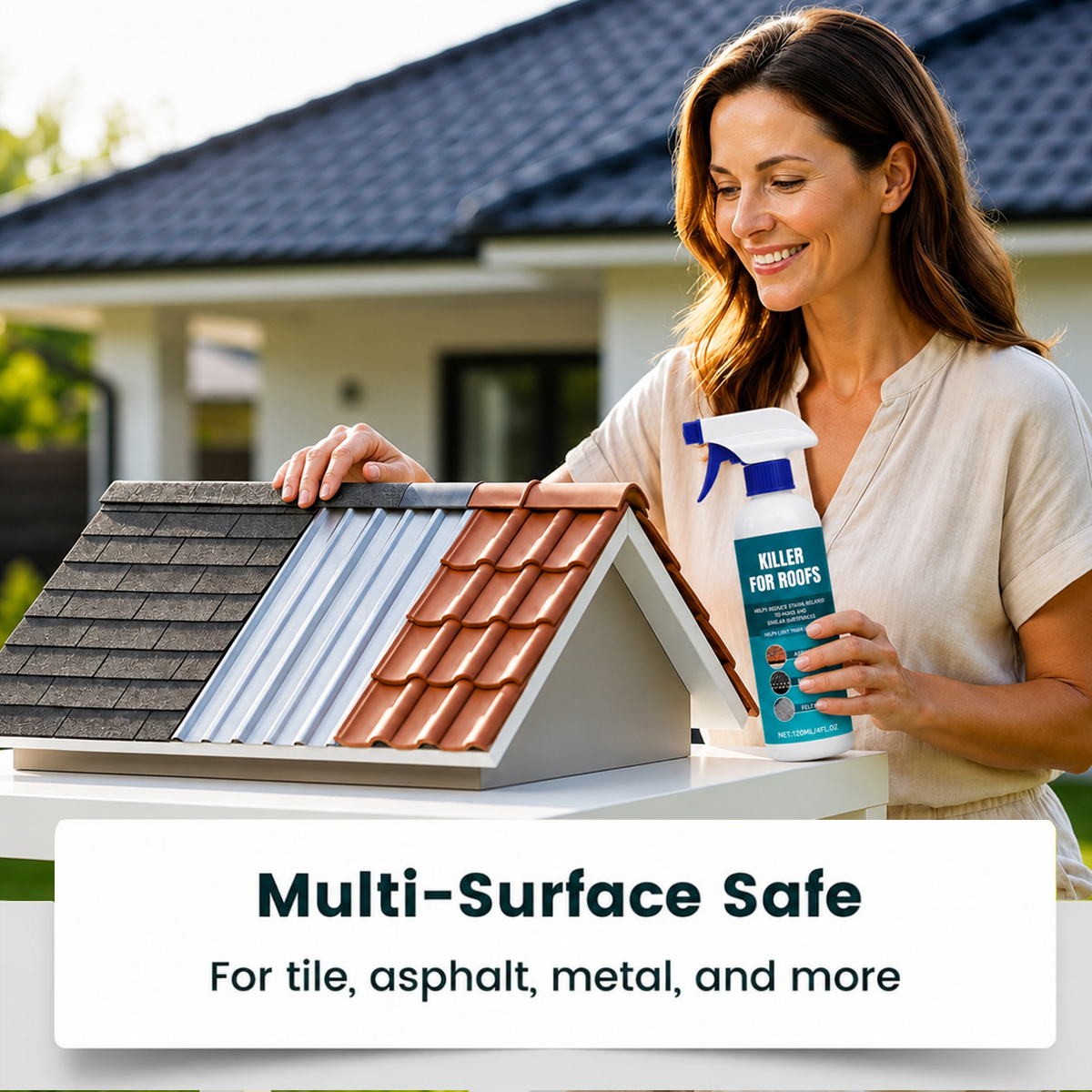 Multi-Surface Roof Moss & Algae Cleaner Spray