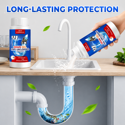 🔥Last Day Sale 60%🔥Powerful Pipe Dredging Agent for Kitchen and Toilet Pipelines - Dissolves 200+ Blockages and Kills 99% of Bacteria