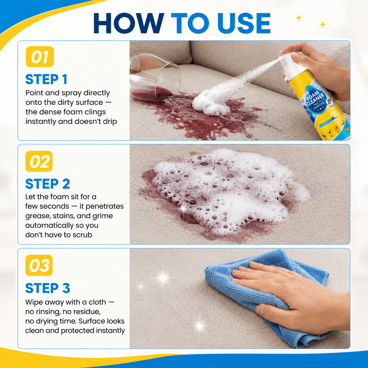 Foam No-Rinse Cleaner