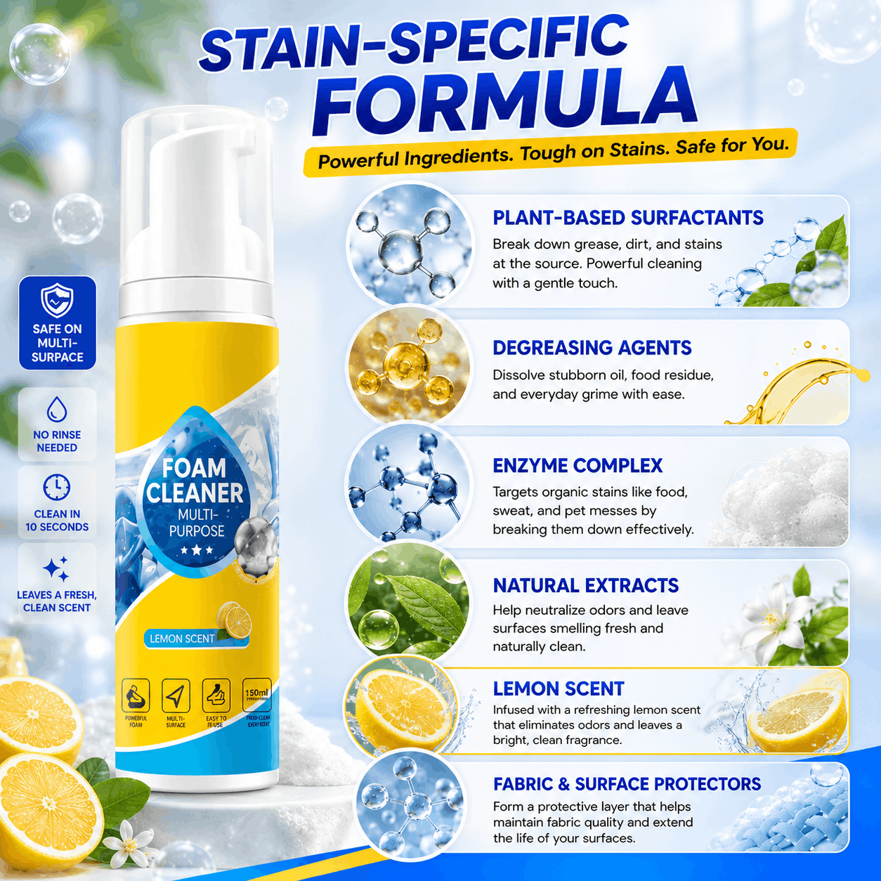Foam No-Rinse Cleaner