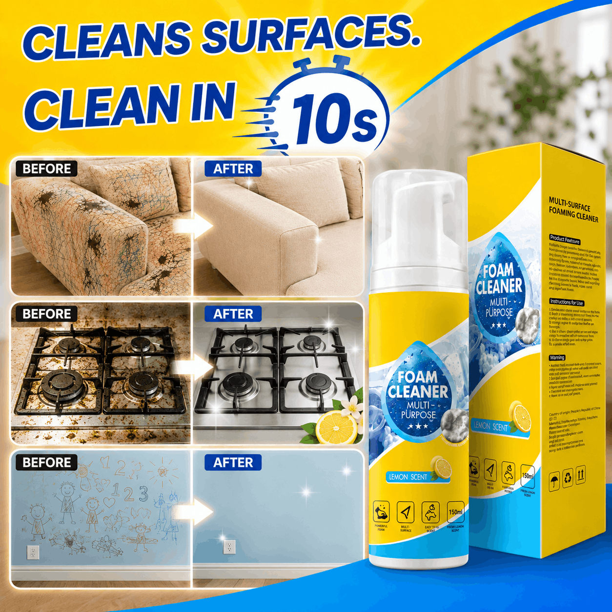 Foam No-Rinse Cleaner
